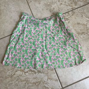 Zara floral mini skirt